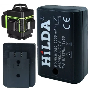  Akumulator 5V 5000 mAh Bateria Poziomicy Laserowej Hilda 4D 