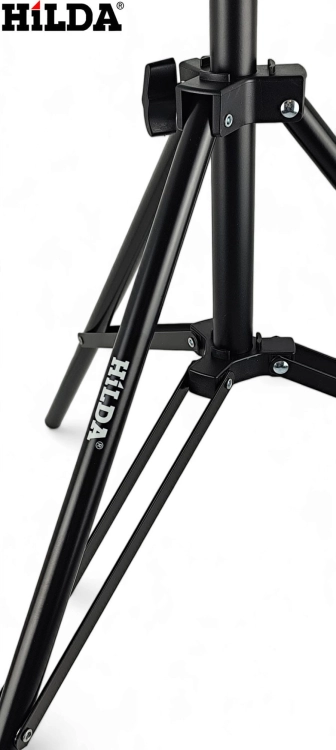Statyw Tripod 2 Metry Trójnóg Lasera Poziomicy 2M Hilda Mocny + Głowica Obrotowa 360