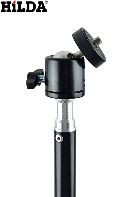 Statyw Tripod 2 Metry Trójnóg Lasera Poziomicy 2M Hilda Mocny + Głowica Obrotowa 360