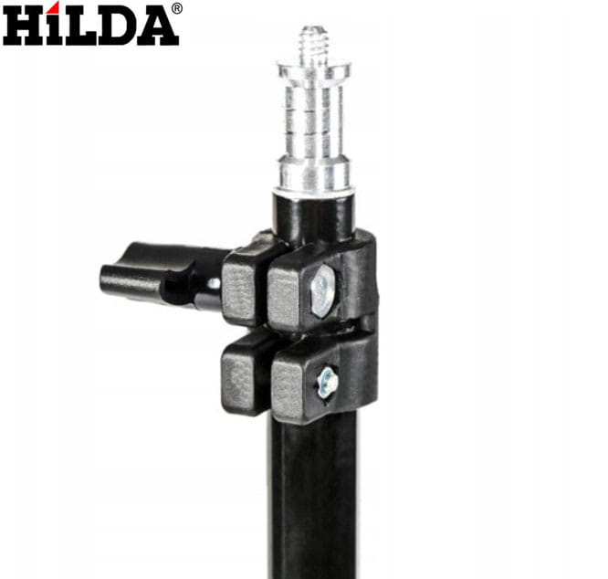 Statyw Tripod 2 Metry Trójnóg Lasera Poziomicy 2M Hilda Mocny + Głowica Obrotowa 360
