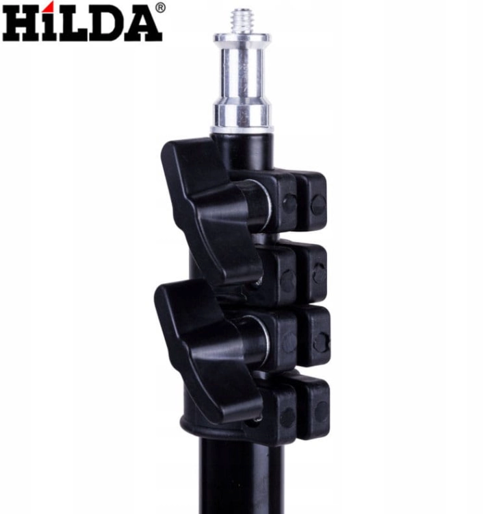 Statyw Tripod 2 Metry Trójnóg Lasera Poziomicy 2M Hilda Mocny + Głowica Obrotowa 360