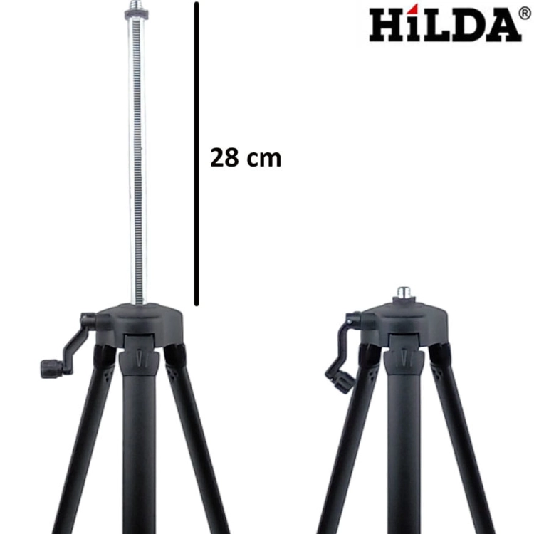 Statyw 160 cm 1.6 m Tripod Trójnóg Lasera Poziomicy Hilda Mocny