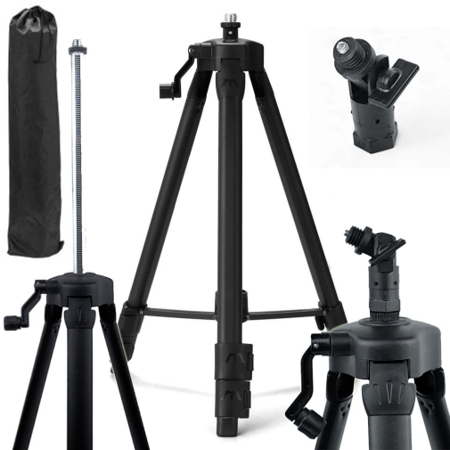Statyw 160 cm 1.6 m Tripod Trójnóg Lasera Poziomicy Hilda Mocny