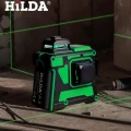 HILDA Poziomica Laserowa Laser 3D 12 linii + Statyw 160 cm