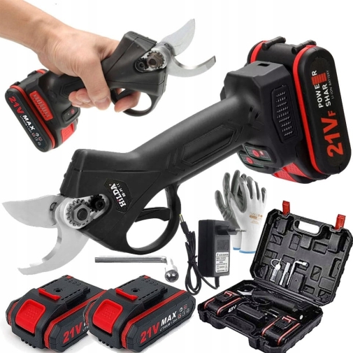 Sekator Nożyce Akumulatorowe Elektryczne HILDA HD-P1 21V 2 Aku 30 mm