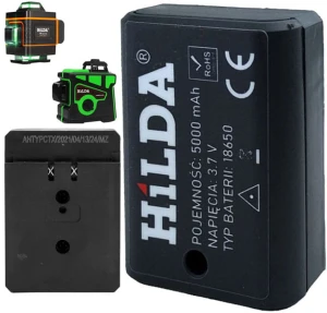  Akumulator 5V 3000 mAh Bateria Poziomicy Laserowej Hilda 3D 4D 
