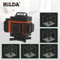 Hilda Poziomica 4D 360 Laserowa Laser Krzyżowy 2 Aku Tarcza Blokada Wahadła