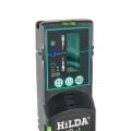 Hilda Poziomica 4D Laser Krzyżowy 2 Aku Blokada Wahadła + Odbiornik HD1