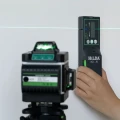 Hilda Poziomica 4D Laser Krzyżowy 2 Aku Blokada Wahadła + Odbiornik HD1