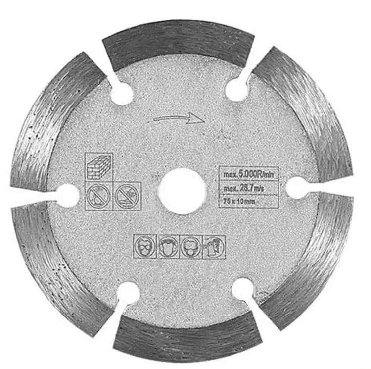 TARCZE DO SZLIFIERKI 76 MM DO STALI METALU CIĘCIA DREWNA LISTKOWA ZESTAW 6