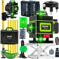 HILDA POZIOMICA 4D LASER KRZYŻOWY 360 TYCZKA 4.2 M 2 AKU BLOKADA WAHADŁA