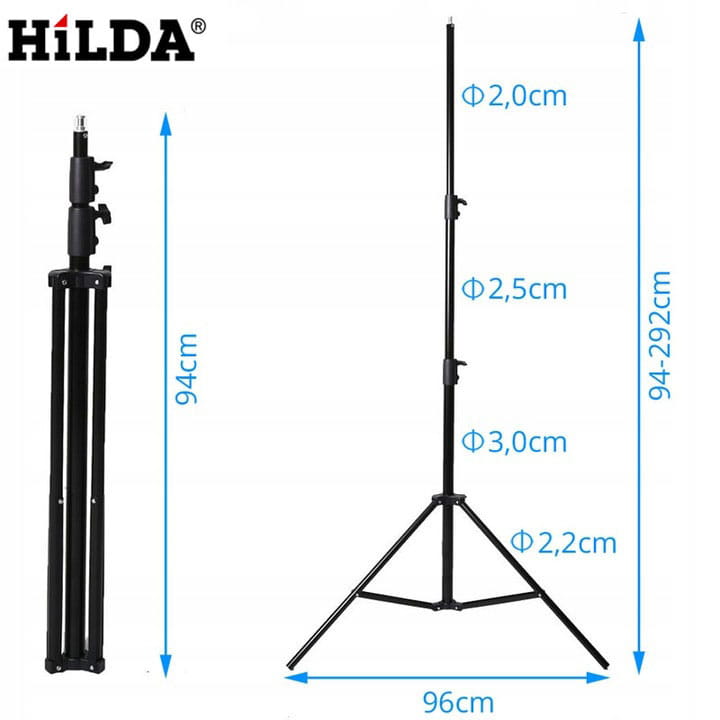 POZIOMICA LASEROWA 360 PŁASZCZYZNOWA HILDA 4D LASER KRZYŻOWY STATYW 290 CM