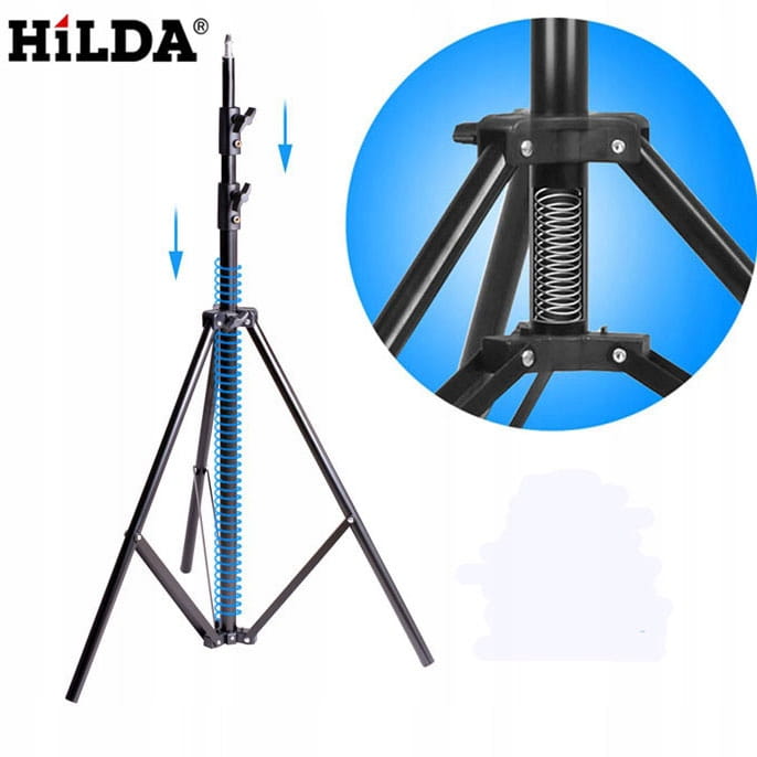 POZIOMICA LASEROWA 360 PŁASZCZYZNOWA HILDA 4D LASER KRZYŻOWY STATYW 290 CM