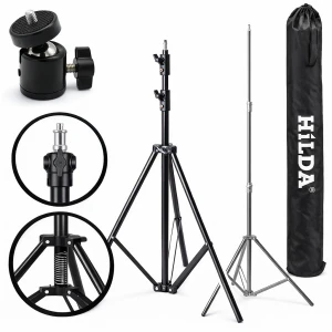 Statyw Tripod 4 Metry 400 cm Poziomicy Laserowej Hilda Stabilny Głowica Obrotowa 1/4
