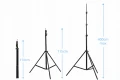 Statyw Tripod 4 Metry 400 cm Poziomicy Laserowej Hilda Stabilny Głowica Obrotowa 1/4