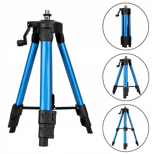 STATYW TRIPOD TRÓJNÓG LASERA KRZYŻOWY POZIOMICY LASEROWEJ HILDA MOCNY 1 M