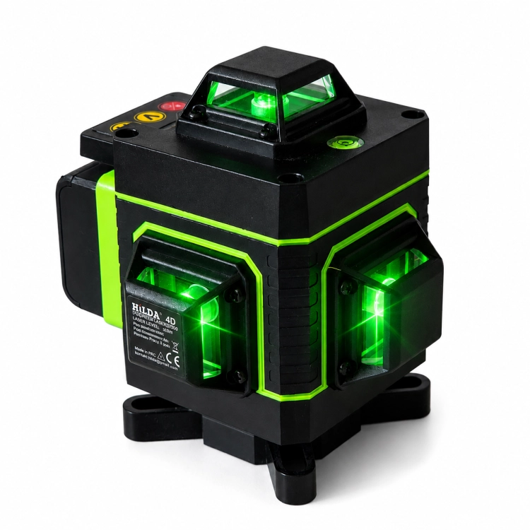 Hilda Poziomica 4D 16 Linii Statyw 2 Metry Laser Krzyżowy Samopoziomujący 360 Statyw 2,2 m