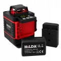 POZIOMICA LASEROWA 360 HILDA 4D MAX 16 LINII LASER KRZYŻOWY ODBIORNIK