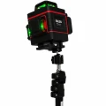 Hilda Poziomica 4D Statyw 2 Metry Laser Krzyżowy 360 2 Aku Blokada Wahadła