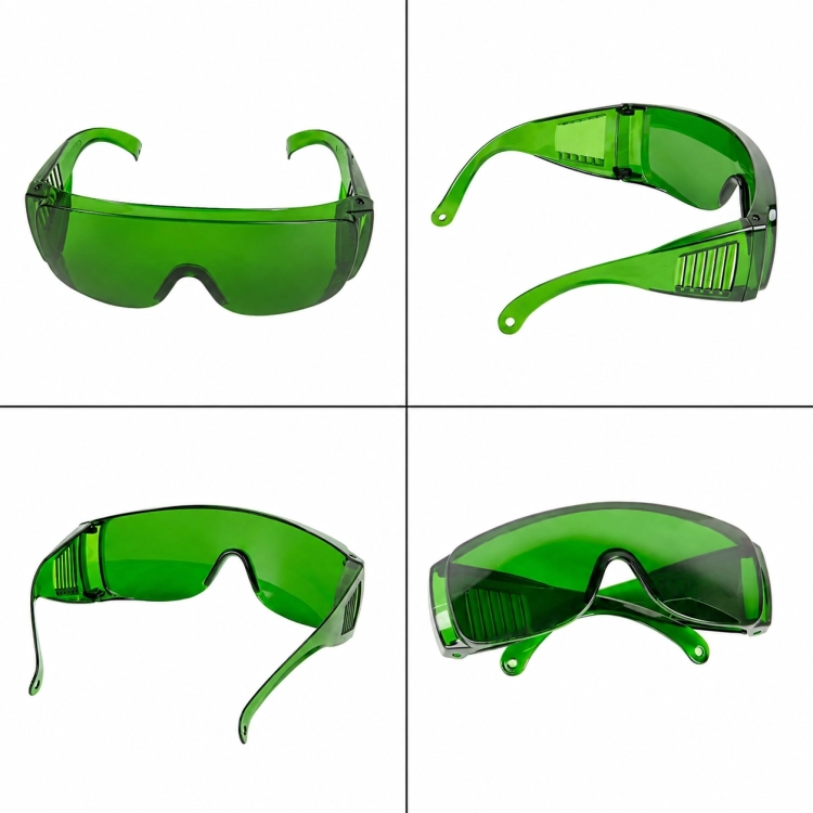 OKULARY OCHRONNE GOGLE DO POZIOMICY LASEROWEJ HILDA - ZIELONY LASER 532 NM