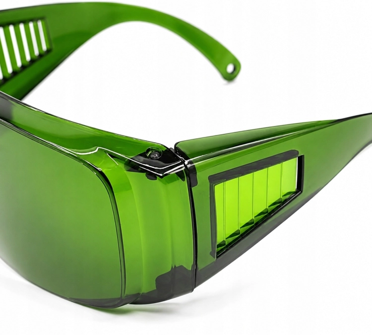 OKULARY OCHRONNE GOGLE DO POZIOMICY LASEROWEJ HILDA - ZIELONY LASER 532 NM