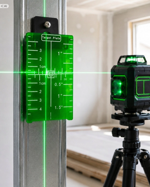 TARCZA CELOWNICZA DO LASERA POZIOMICY ZELONA PŁYTKA MAGNETYCZNA DOKŁADNA