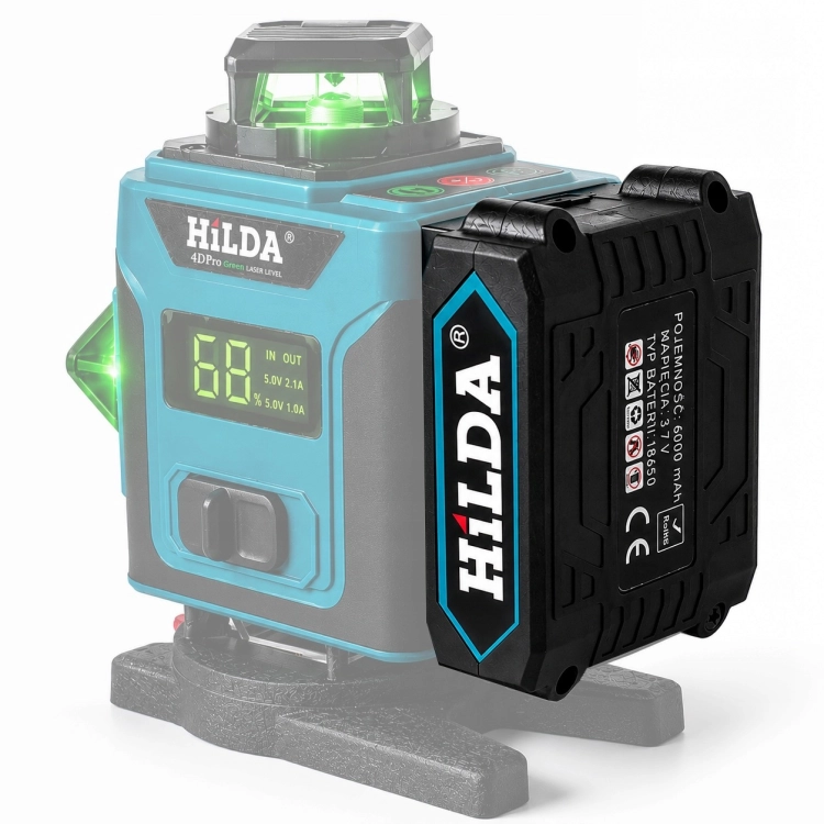 ORYGINALNY AKUMULATOR DO POZIOMICY LASEROWEJ HILDA 4D PRO 6000 MAH