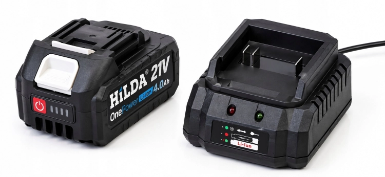Dmuchawa do Liści Śniegu Ogrodu Akumulatorowa HILDA 2x Aku 4000mAh Mocna
